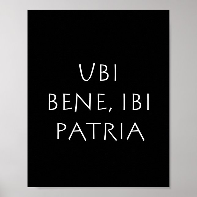 Affiche Ubi bene ibi patria (Devant)