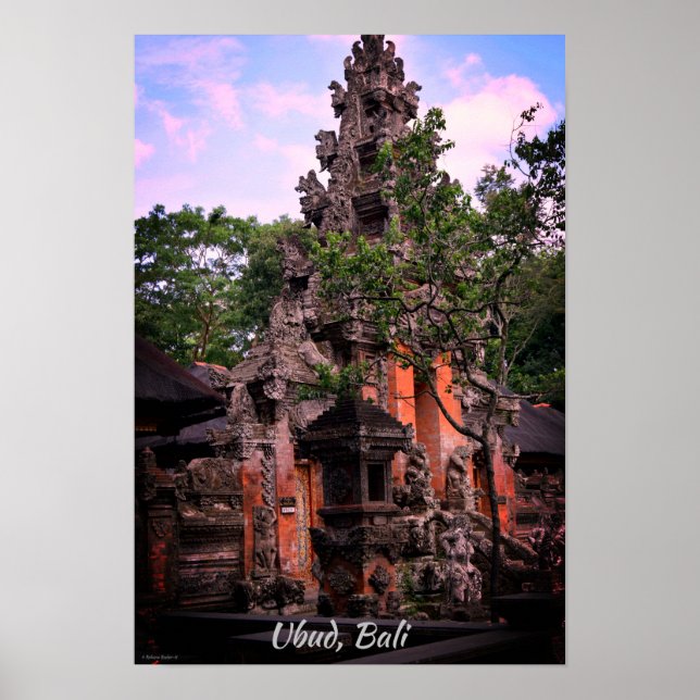 Affiche Ubud Bali (Devant)