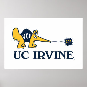 Affiche UC Irvine   UCI Anteaters Zot!