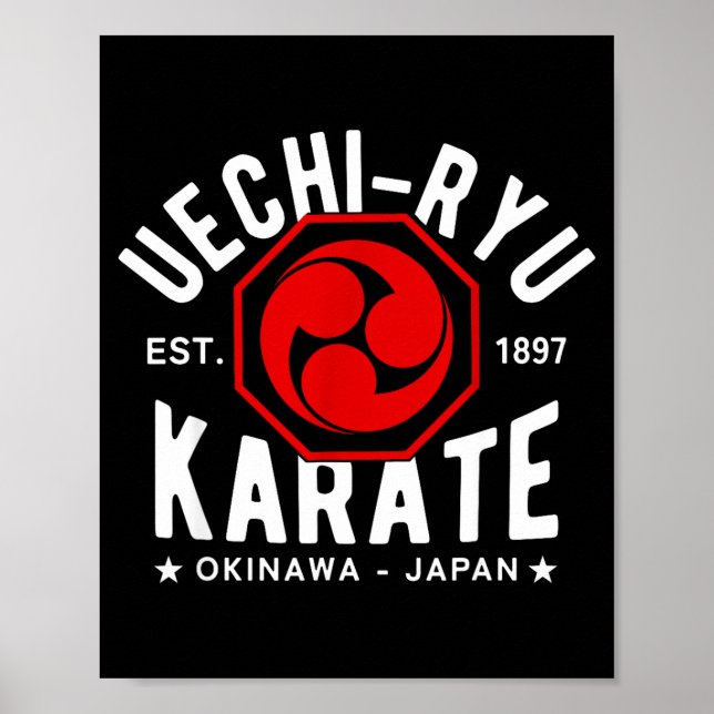 Affiche Uechi Ryu Karate Do Martial Arts Japan Tokyo  (Devant)