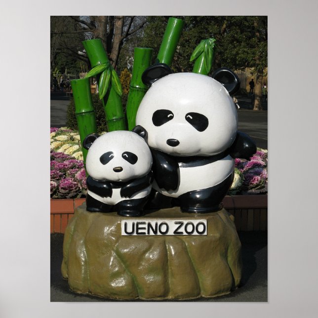 Affiche Ueno Zoo Panda Sign (Devant)