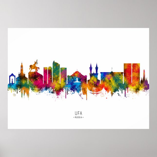 Affiche Ufa Russie Toit Terrestre (Devant)