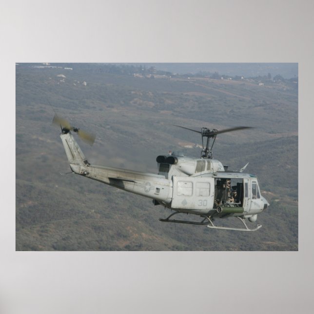 Affiche UH-1N Huey (Devant)