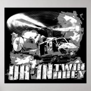 Affiche UH-1N Twin Huey