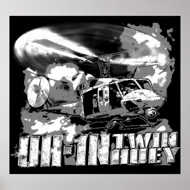 Affiche UH-1N Twin Huey (Devant)