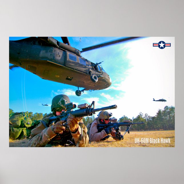 AFFICHE UH-60M BLACKHAWK (Devant)