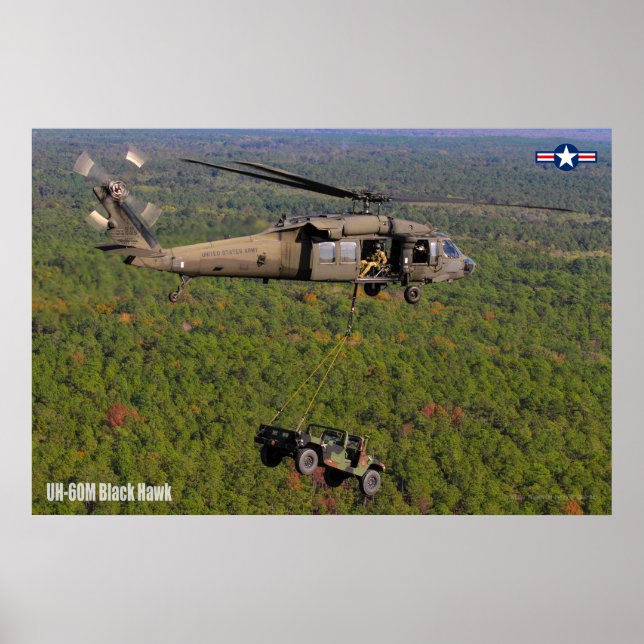 AFFICHE UH-60M NOIR HAWK (Devant)