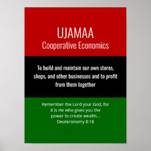 Affiche UJAMAA Christian Kwanzaa