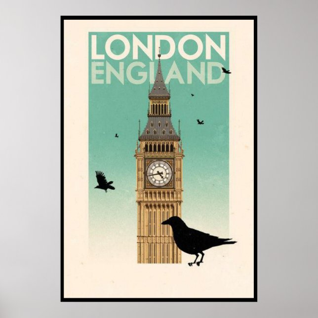Affiche UK. Angleterre, Londres (Devant)