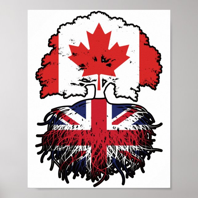 Affiche UK British Canadian Canada Tree Roots (Devant)