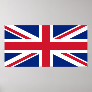 Affiche UK United Kingdom Britain Royal Union Jack Flag