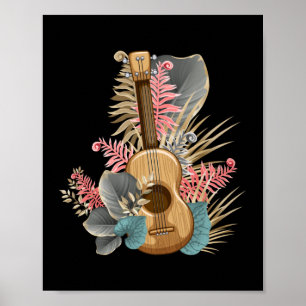 Affiche Uke Ukulele Guitar