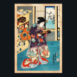 Affiche ukiyo-e geisha vintage japonais classique Utagawa<br><div class="desc"></div>
