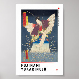 Affiche ukiyoe - Fujinami Yukari no jō - magicien japonais