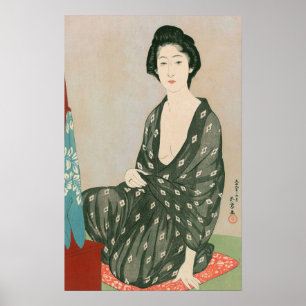 Affiche Ukiyoe [Goyo] Femme en vêtements d'été (S)