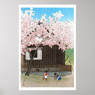 Affiche ukiyoe - hasui - C01 - La colline Atagoyama au pri