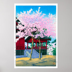 Affiche ukiyoe - hasui - n°44 Salle Kiyomizu, Ueno -