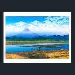 Affiche ukiyoe - hasui - No.37 Banyù fleuve -<br><div class="desc">Titre : 馬 川 入 (Banyu gawa / ば に う / Banyu River) Banyu est le nom des tronçons les plus bas du (Sagami River), qui traverse les préfectures de Yamanashi et Kanagawa. Auteur : 川 瀬 水 de 巴 (Kawase Hasui / か せ ) de (Kawase Hasui (18...</div>