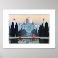 ukiyoe - Yoshida - 03 - Taj Mahal dans Morning Mis