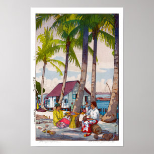 Affiche ukiyoe - Yoshida - 06 - Singapour -