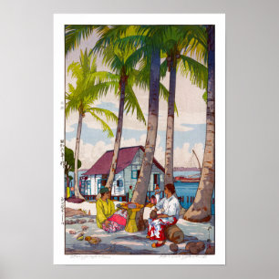 Affiche ukiyoe - Yoshida - 06 - Singapour -