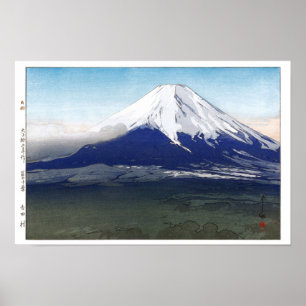 Affiche ukiyoe - Yoshida - 09 - Village de Yoshida-
