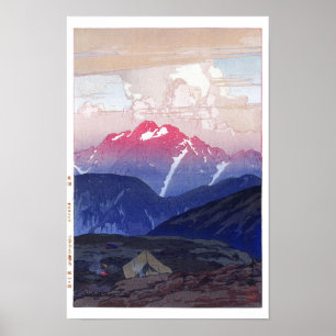 Affiche ukiyoe - Yoshida - 10 - Morning on Mt. Tsurugi -