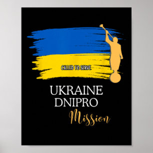 Affiche Ukraine Dnipro Mormon Lds Mission Missionnaire