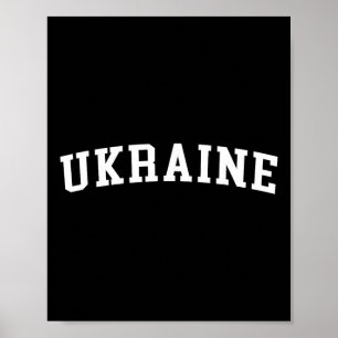Affiche Ukraine Drapeau Ukrainien Zelensky Tryzub Militair