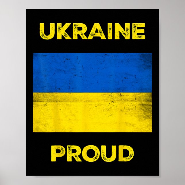 Affiche Ukraine fière  (Devant)