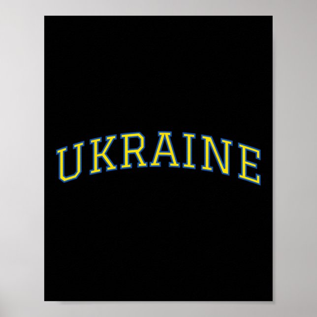 Affiche Ukraine - Fierté Patriotique de Soutien  (Devant)