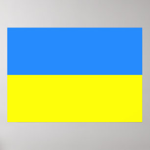 Affiche Ukraine Flag