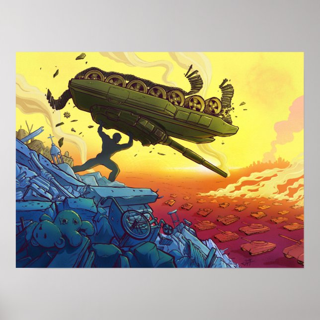 Affiche Ukraine forte (Devant)