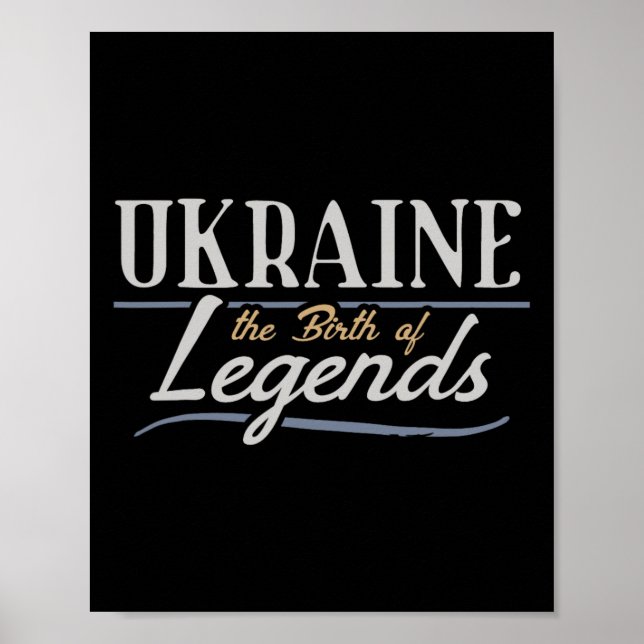Affiche Ukraine la naissance de légendes  (Devant)