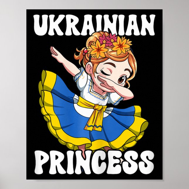 Affiche Ukraine Princesse ukrainienne  (Devant)