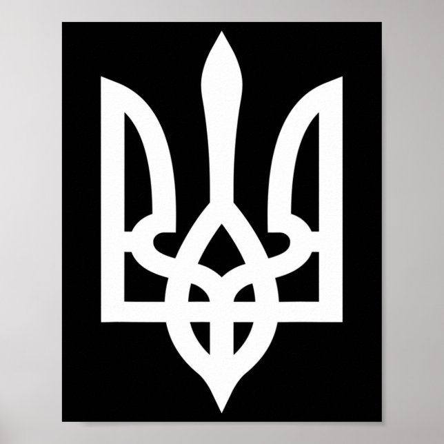 Affiche Ukraine Tryzub  (Devant)