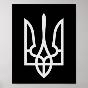Affiche Ukraine Tryzub