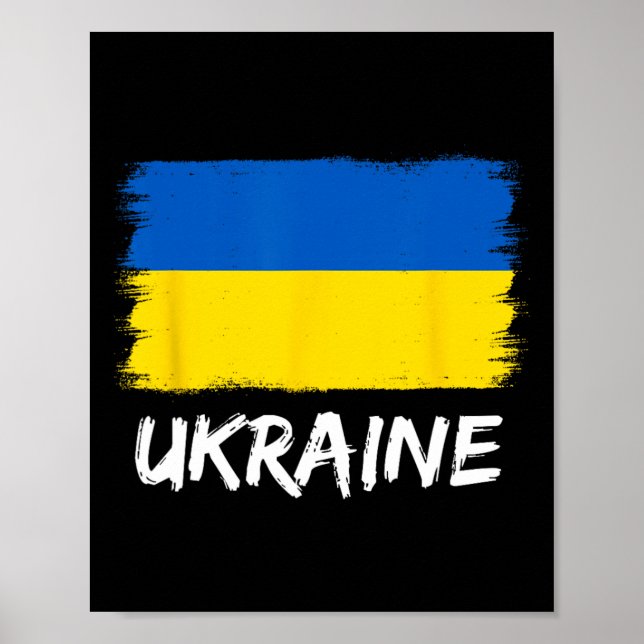 Affiche Ukrainian Flag Ukraine 3  (Devant)
