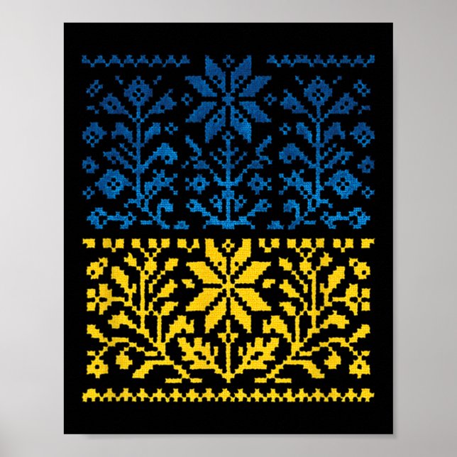 Affiche Ukrainian Sunflower Vyshyvanka  (Devant)