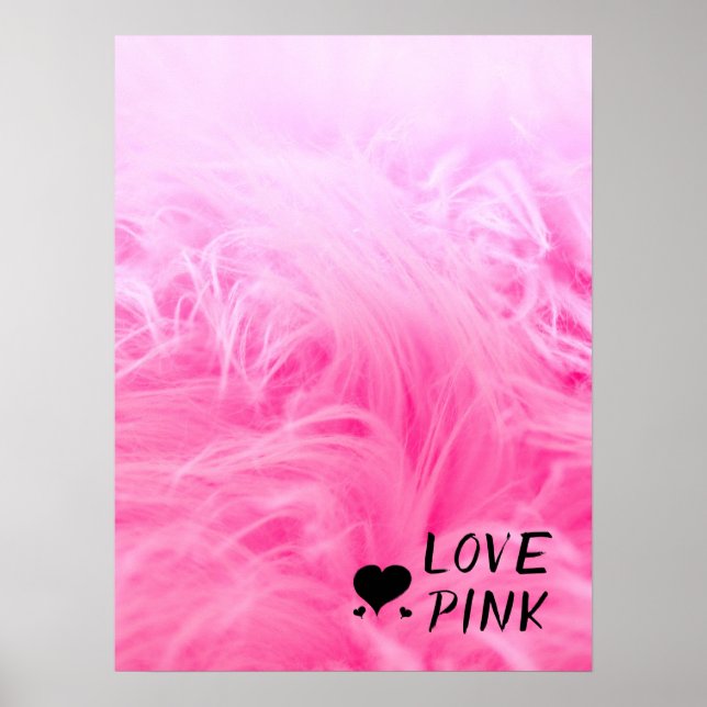 Affiche Ultime fourrure Faux Rose Chaud (Devant)