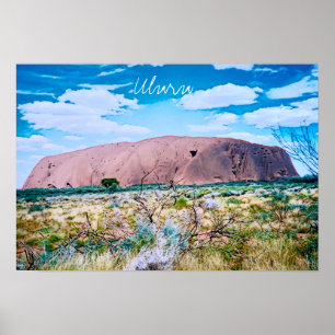Affiche Uluru sunrise Voyage en Australie Centrale