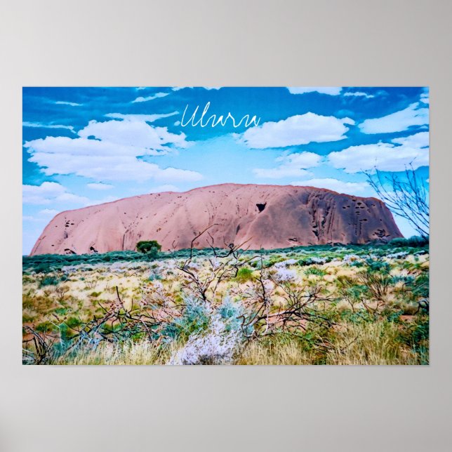 Affiche Uluru sunrise Voyage en Australie Centrale (Devant)