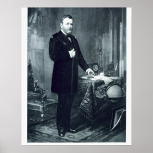 Affiche Ulysse S. Grant, 18ème président du Sta uni