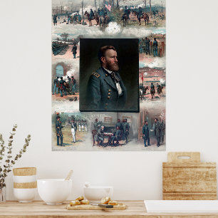 Affiche Ulysse S Grant Académie militaire d'West Point App