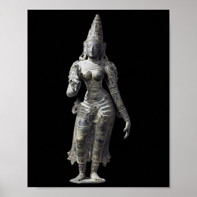 Affiche Uma Parvati Épouse du dieu hindou Shiva  (Devant)