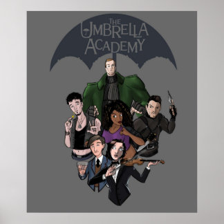 Affiche Umbrella Academy 12345 7