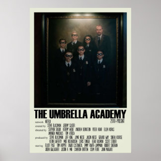 Affiche Umbrella Academy Alternative Art TV Show Large