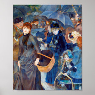 Affiche Umbrellas by Pierre-Auguste Renoir