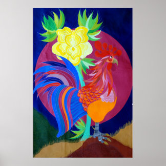 Affiche Umbrian rooster