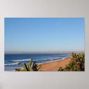 Affiche Umhlanga Greater Durban Ocean Beach Afrique du Sud